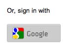Or sign in with Google