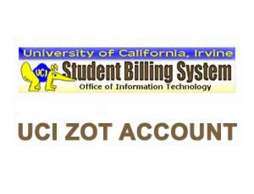 Access to your UCI Zot account online | Login for Guest