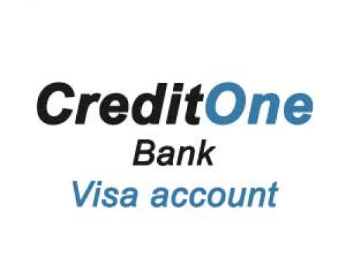 Get your Credit One Bank Visa account on www.creditonebank.com