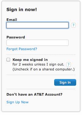 Login AT&T