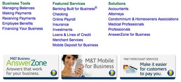 Business services M&T