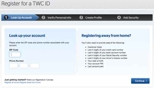 Register TWC ID